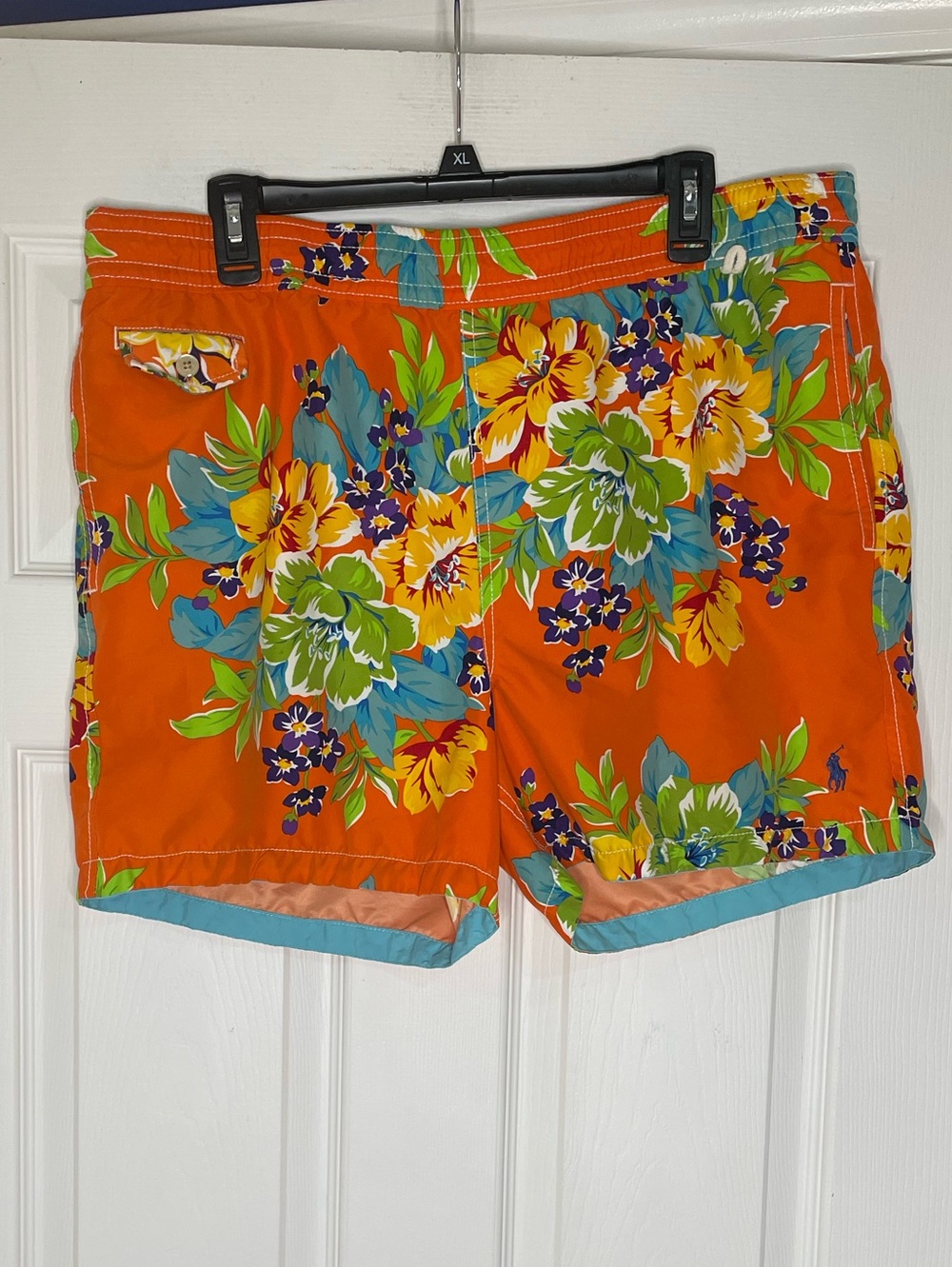 POLO Ralph Lauren men's floral swim trunks - Large